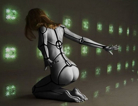 性感的女机器人