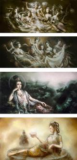 飞天敦煌仙女完整套图