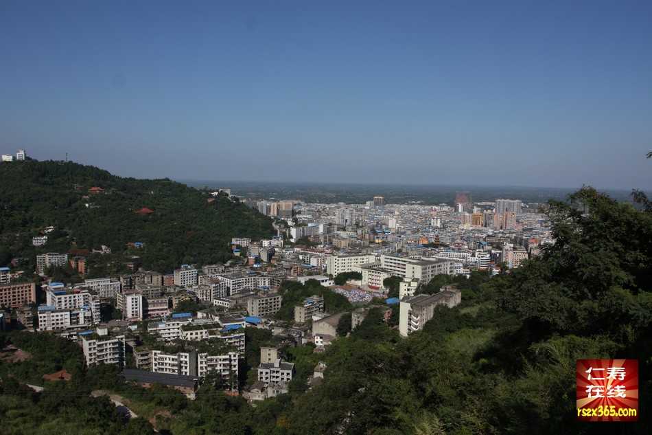 海量高清大图:从高处实拍仁寿县城全景,悉数全城标志建筑