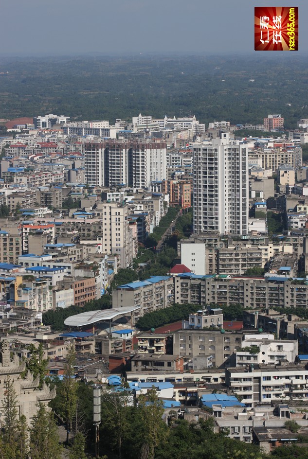 海量高清大图:从高处实拍仁寿县城全景,悉数全城标志建筑