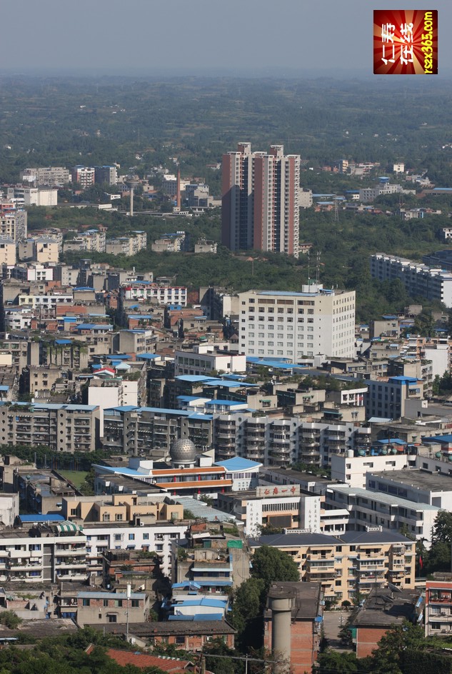 海量高清大图:从高处实拍仁寿县城全景,悉数全城标志建筑