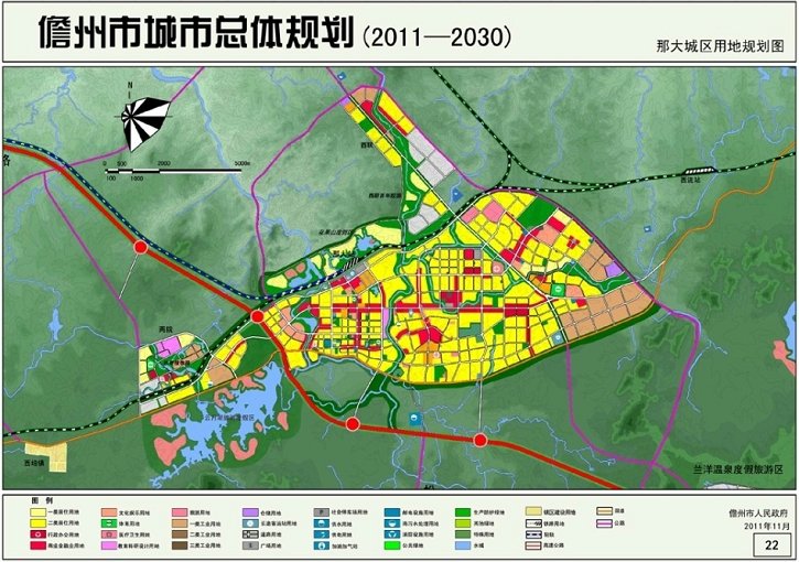 儋州吧 儋州关注 25那大城区用地规划图[1-像