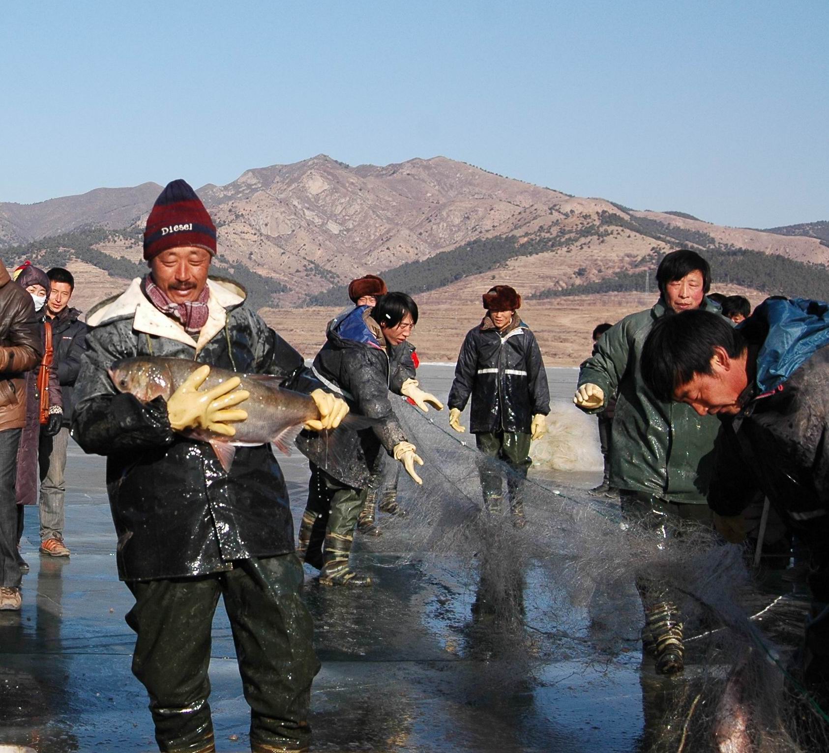 打虎石水库冬捕花絮