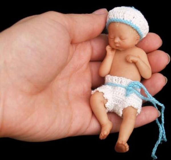 世界上最小的婴儿,身长24厘米