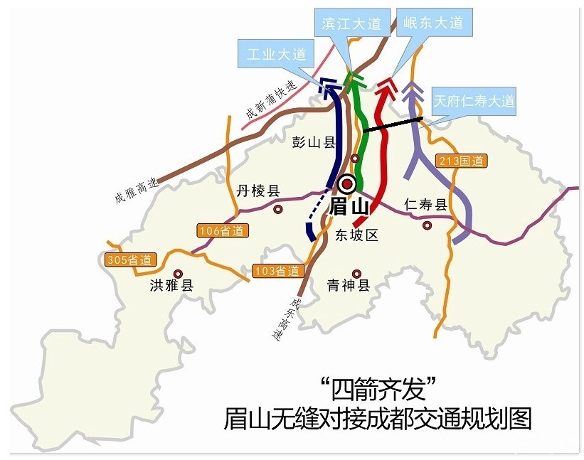 彭山县青龙镇路地图图片