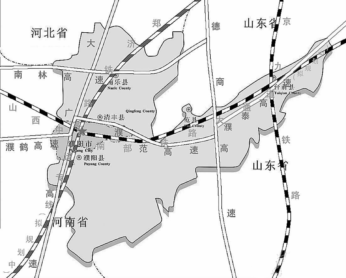 濮阳交通未来的发展,以图为证