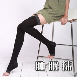 意大利工艺 蔡依林推荐 420D 静脉曲张袜 瘦腿袜 露趾袜