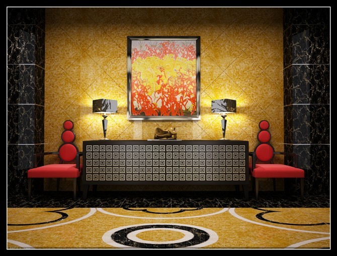 奥米茄瓷砖室内效果图