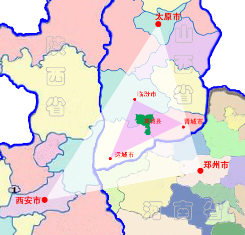 翼城县地图全图高清版图片