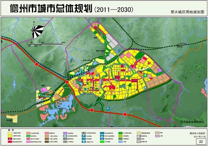 儋州市那大发展规划图图片