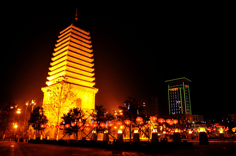 朝阳夜景(1月31日晚)