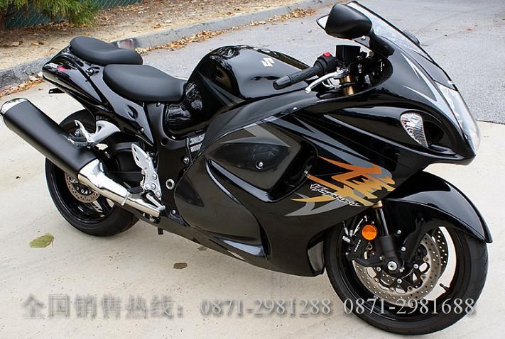 09年鈴木隼gsxr1300黑色豪華摩托車出售